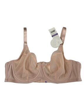 Parfait Paige Full Busted Underwired Lace Bra, Porcelain, Size 34DD